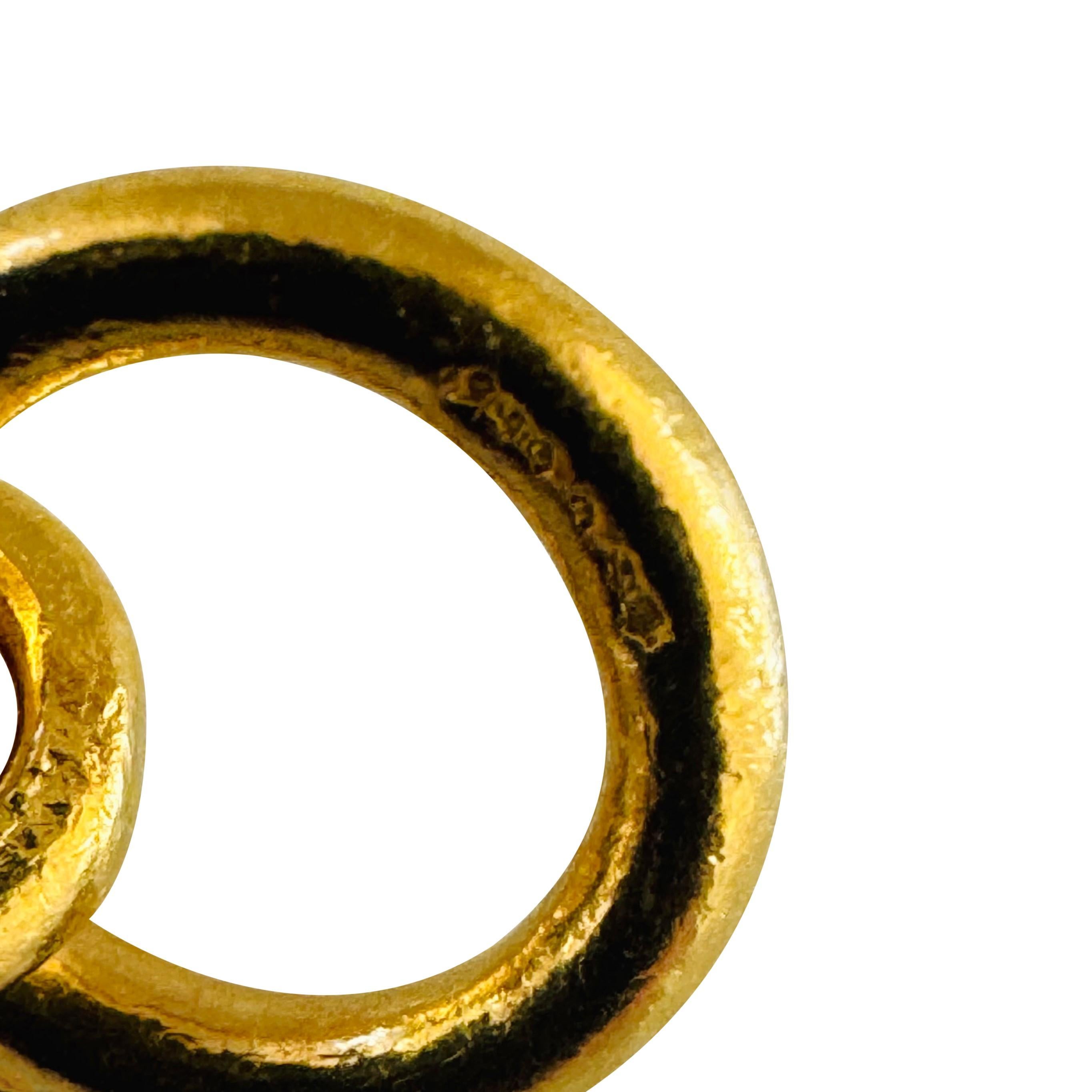 Colgante Cruz Crucifijo Grande de Oro Amarillo Puro de 24k 17,5 g de peso 2,5 1