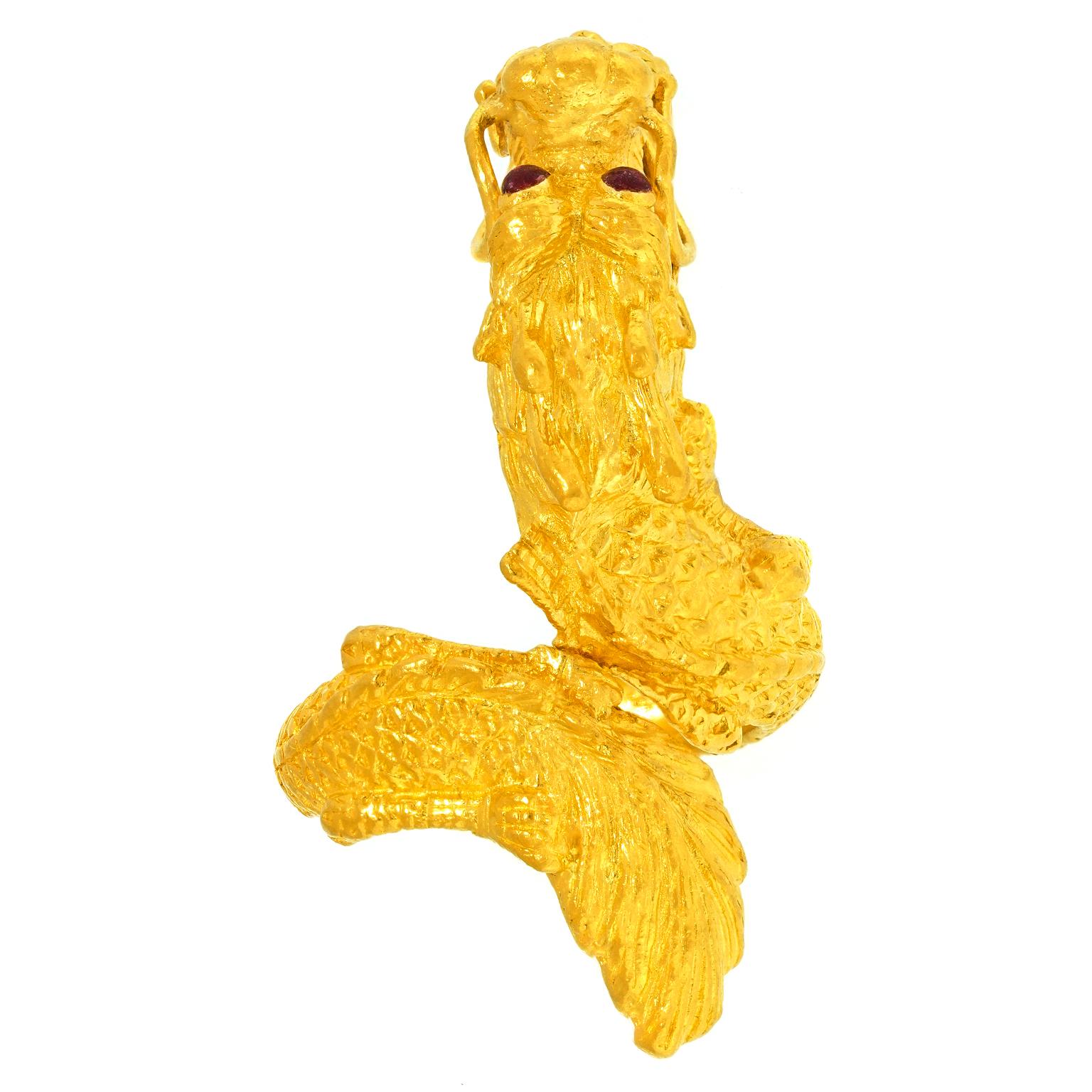 Anello 24k Sixties Dragon in vendita 2