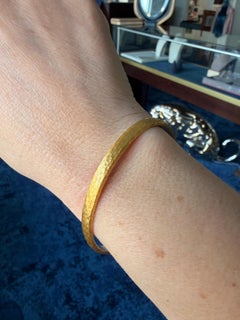 24K Gelbgold und Sterling Silber "Stockholm" Fusion Manschette von Lisa Behar