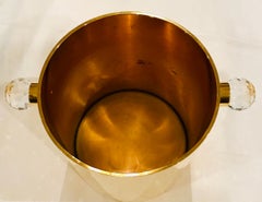 24-Karat Gold-Plated Brass Swarovski Crystal Champagne Bucket, Valerio Alberello