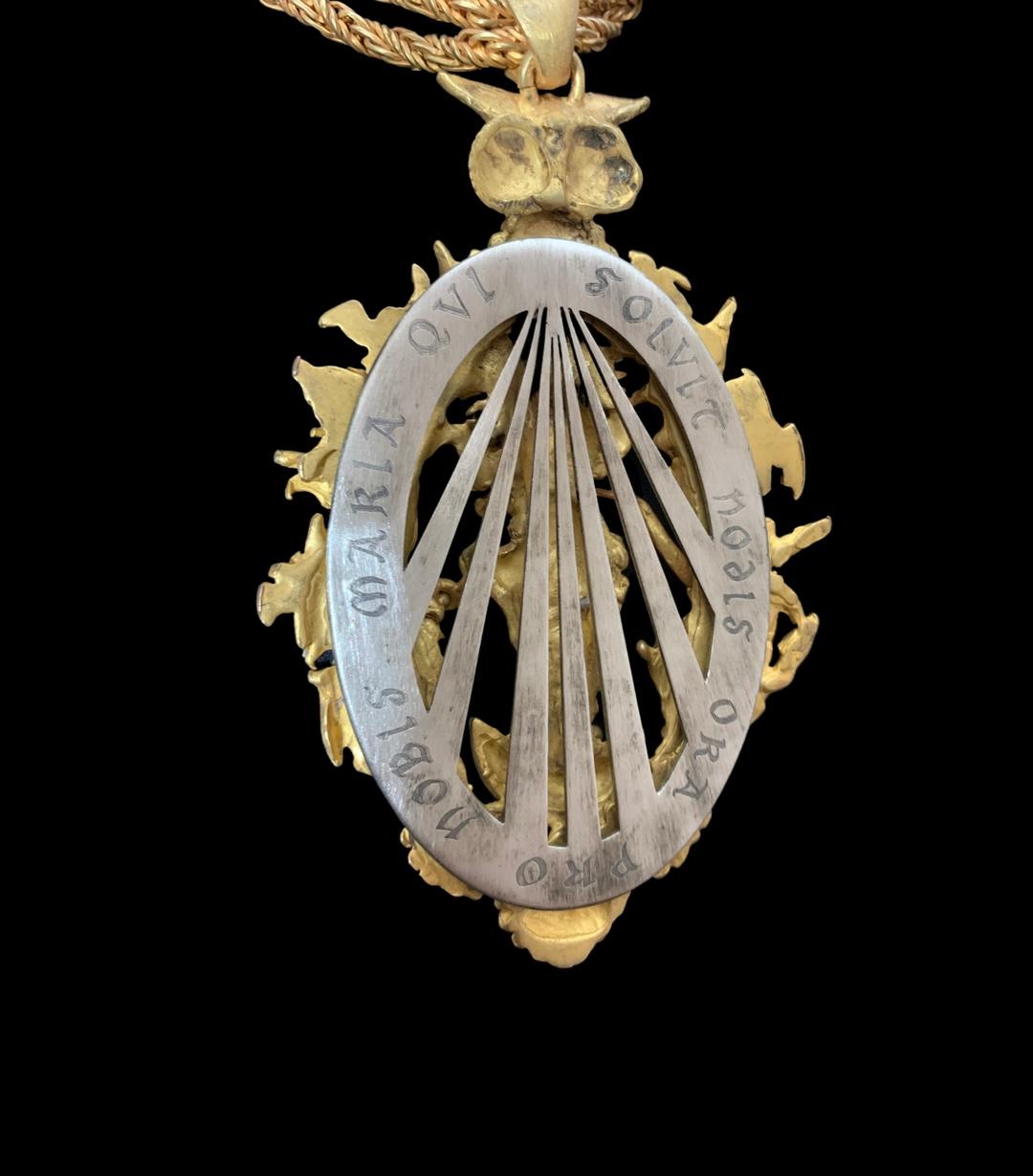925 Silver Madonna pendant 