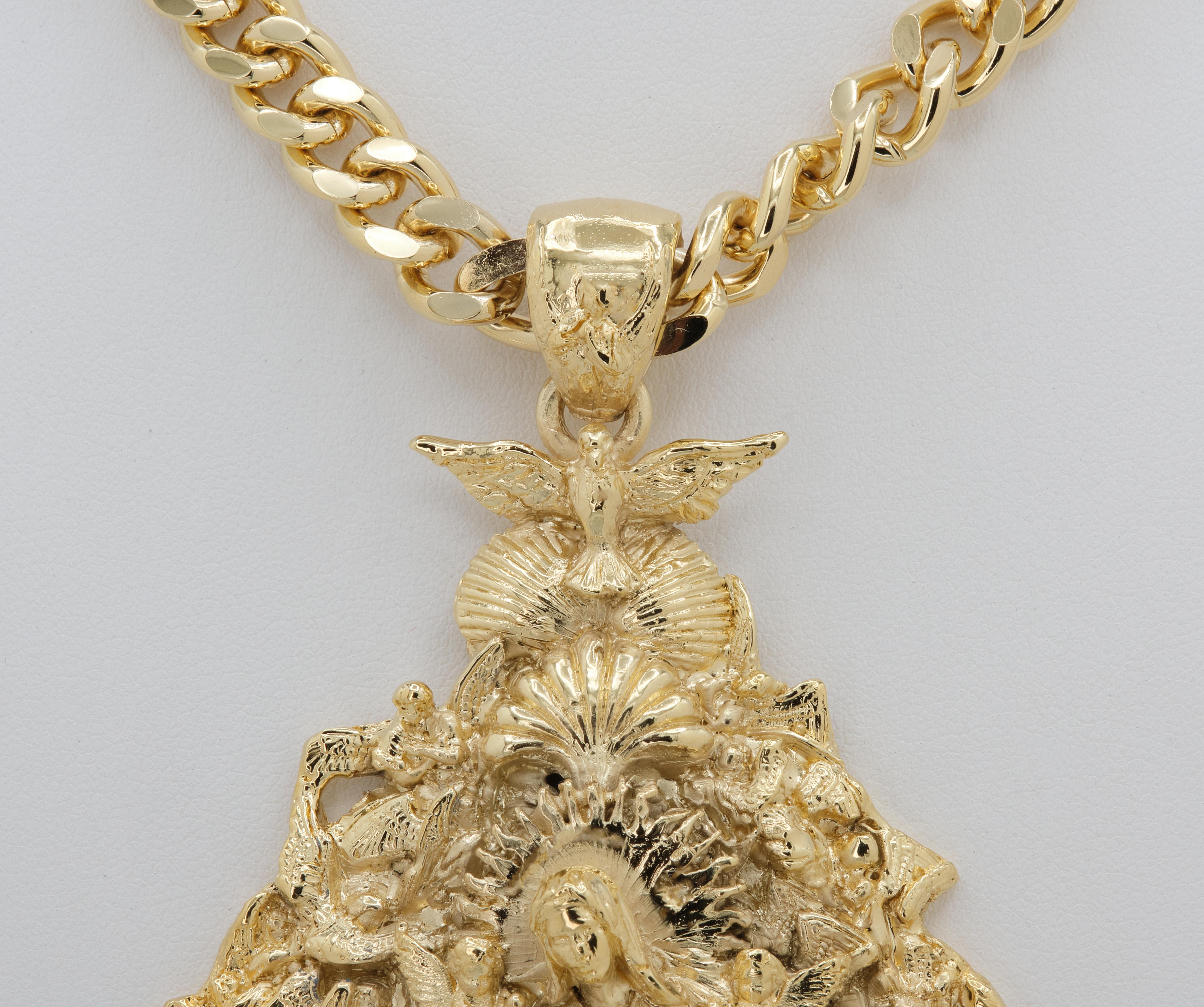 madonna pendant gold