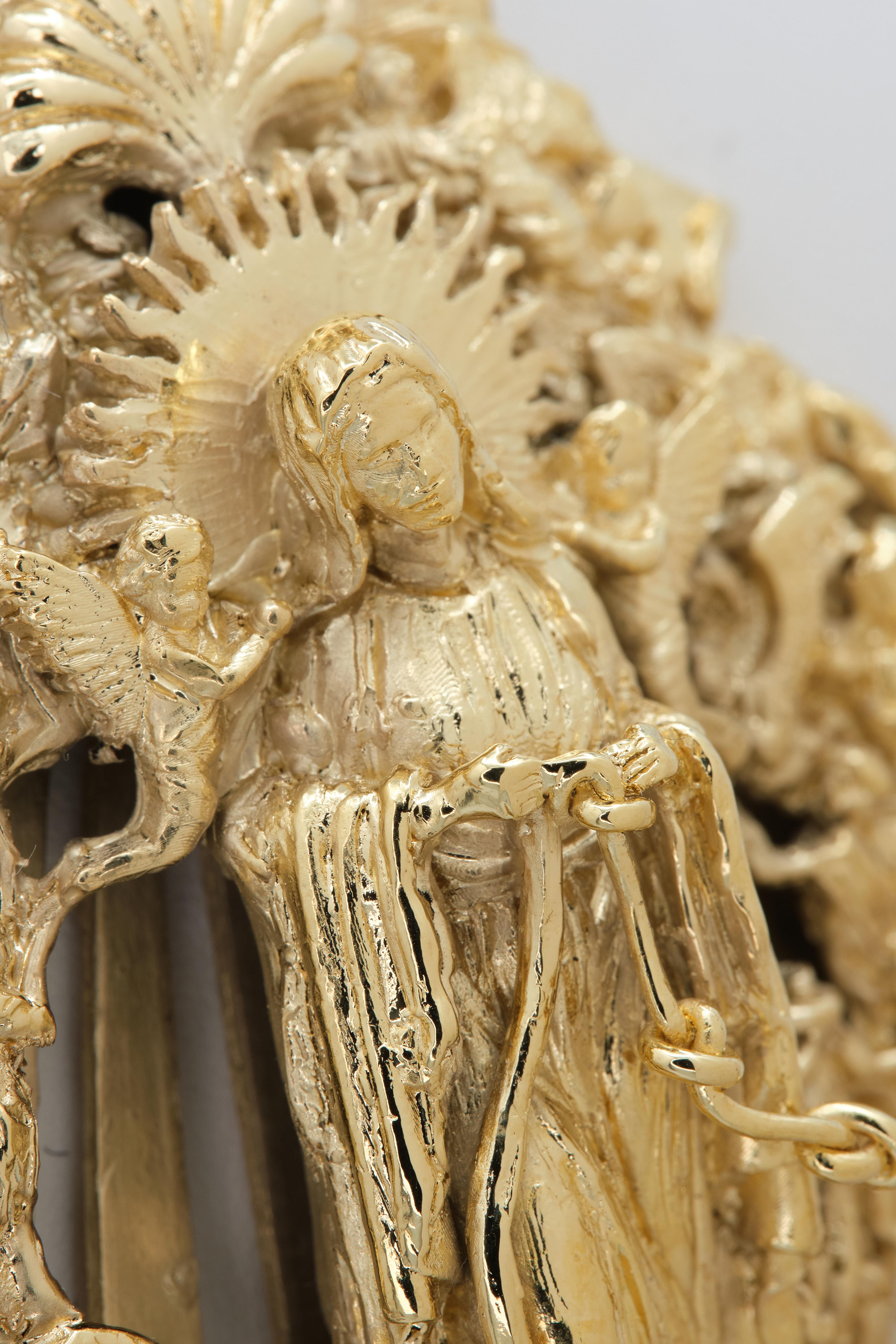 madonna medallion