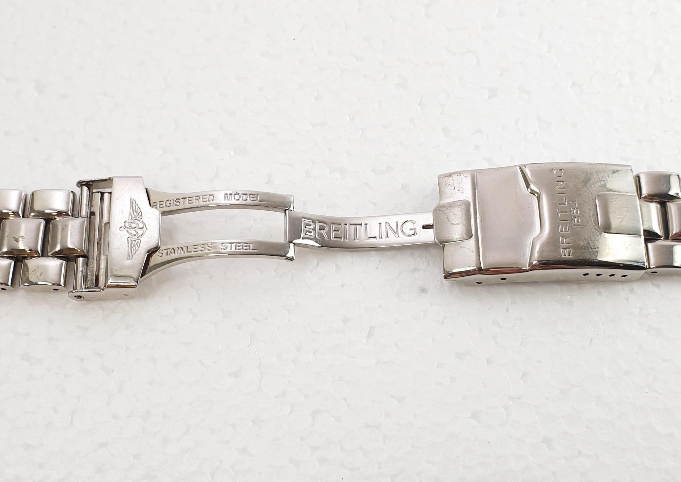 breitling metal bracelet