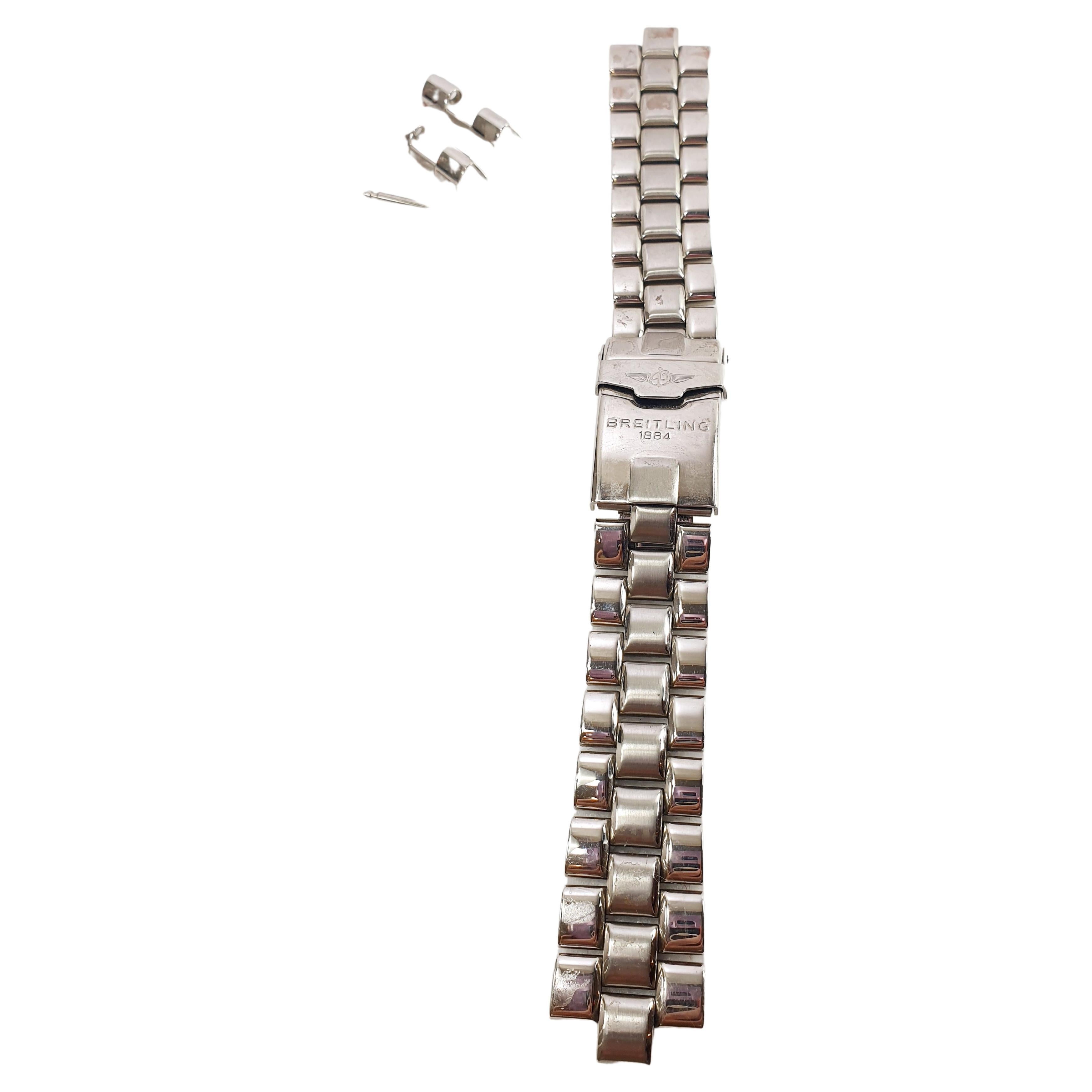 Bracelet Breitling en acier inoxydable En vente sur 1stDibs | bracelet  montre breitling acier