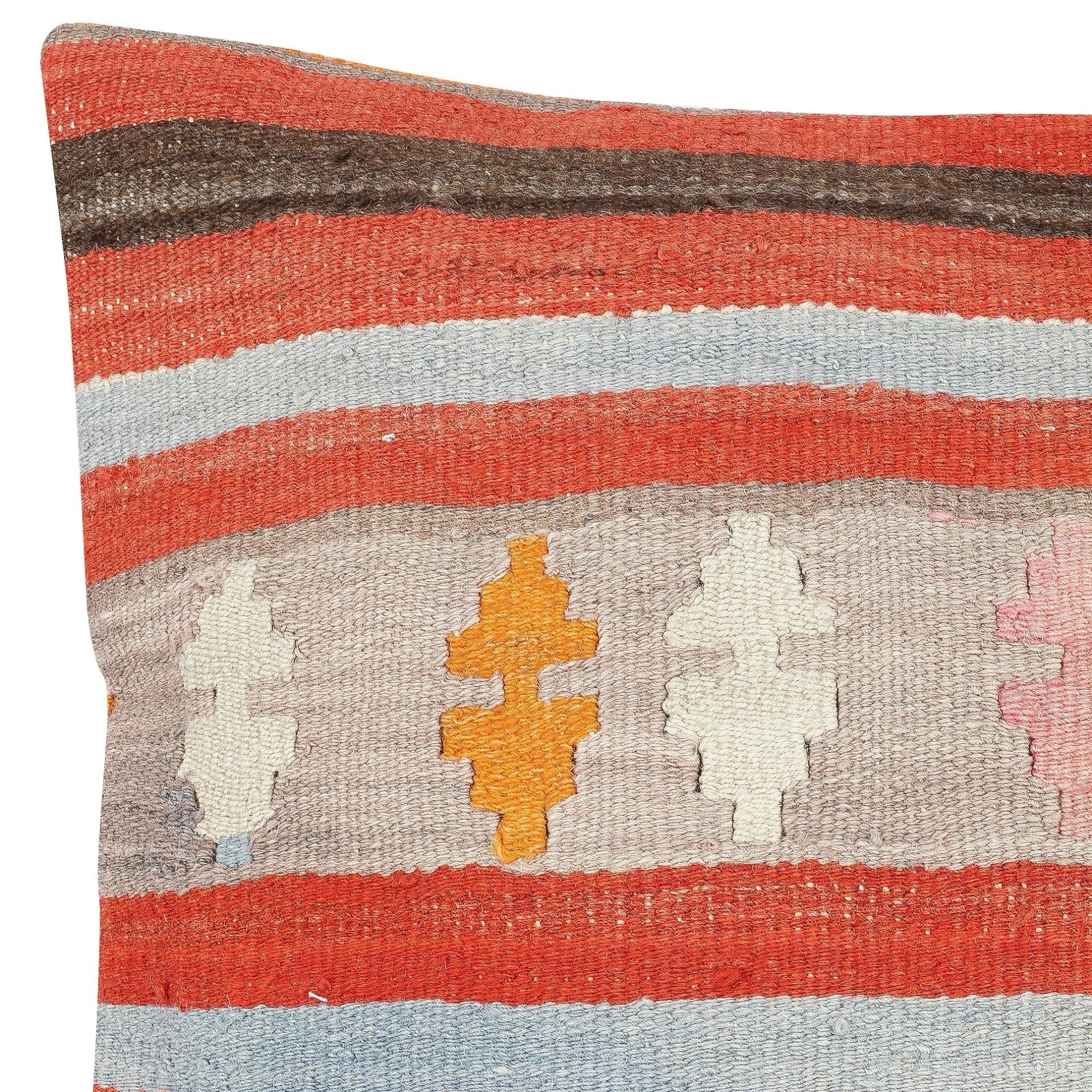 Turco Copricuscino Kilim intrecciato a mano 24 