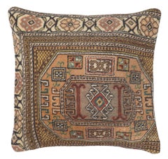 24"x24" SET OF 2 - Rustic Handmade Cushion Covers. Vintage Turkish Rug Pillows