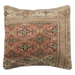 24"x24" Traditional Cushion Cover. Handmade Rug Pillow. Vintage Throw Pillow