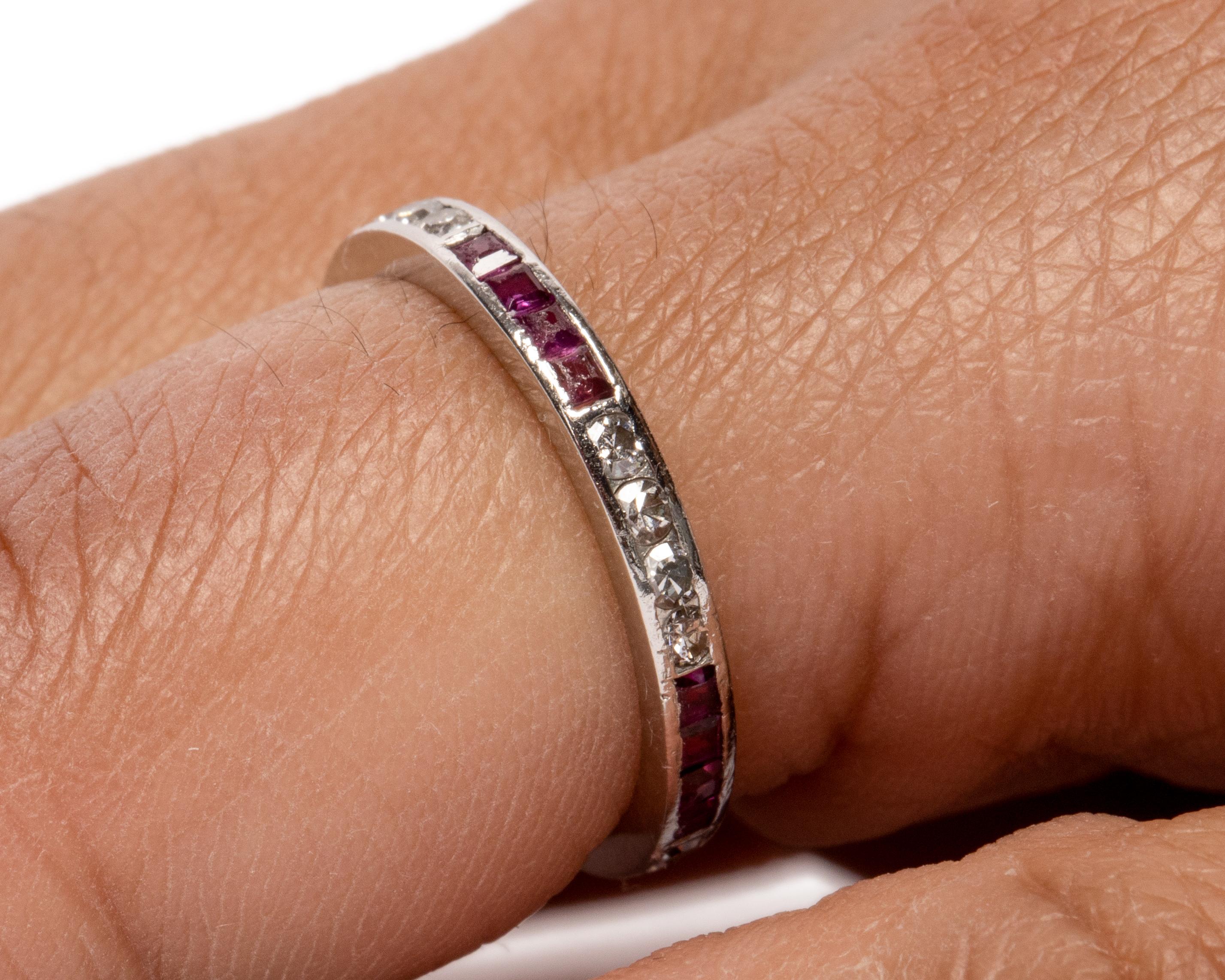.25 Carat Art Deco Diamond Platinum Engagement Ring For Sale 1