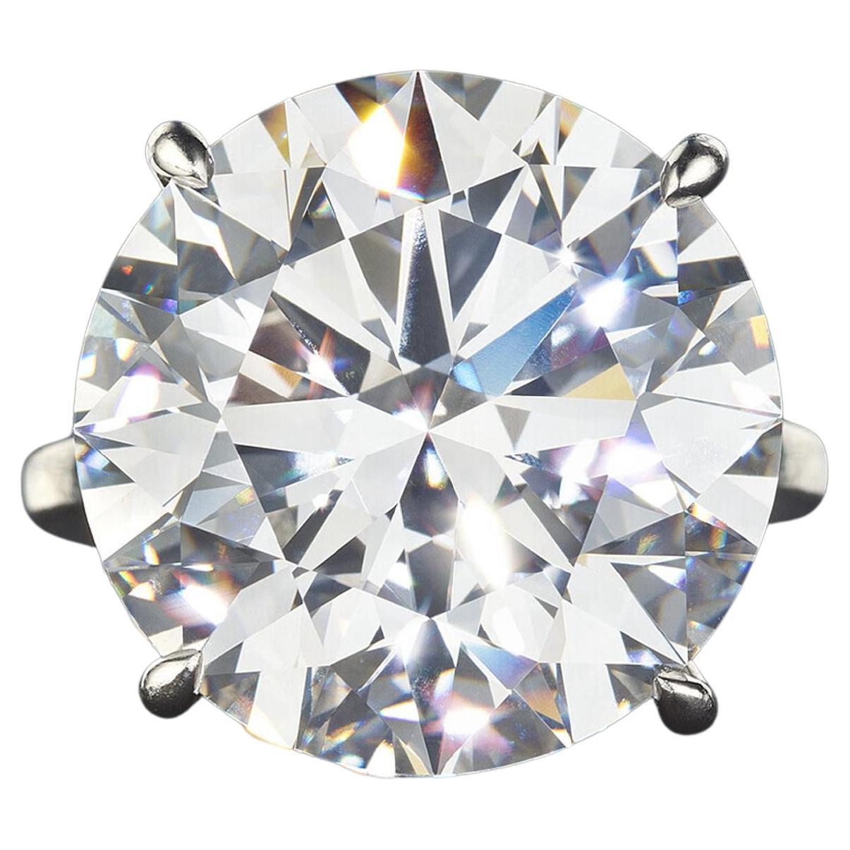 25-Carat D Flawless Type IIA Diamond Ring  GIA Certified Rare Investment-Grade