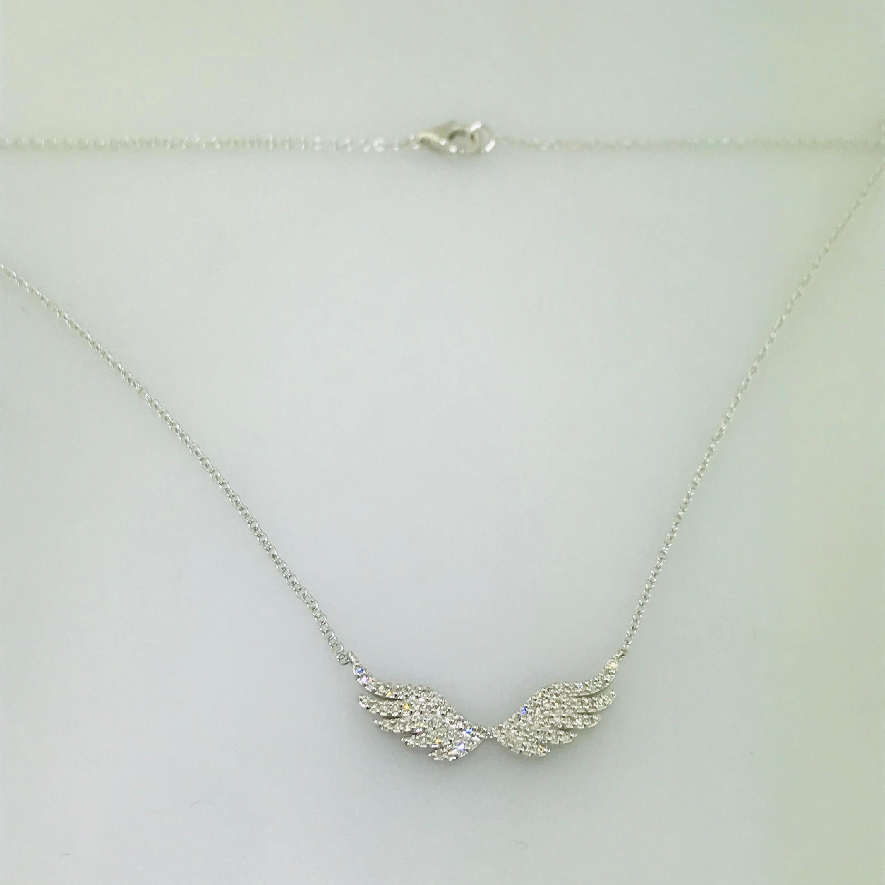tiffany angel wings necklace