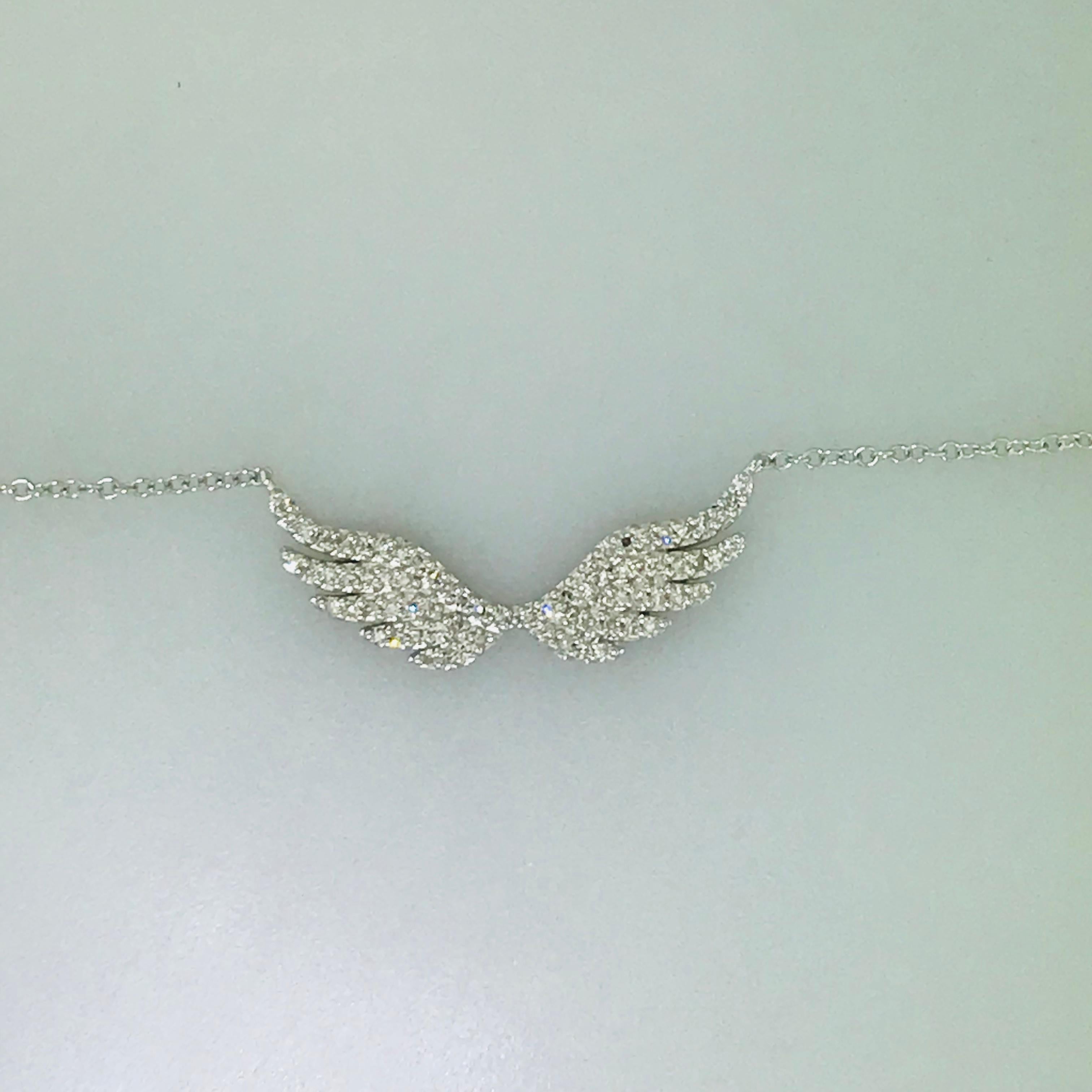 tiffany necklace with wings