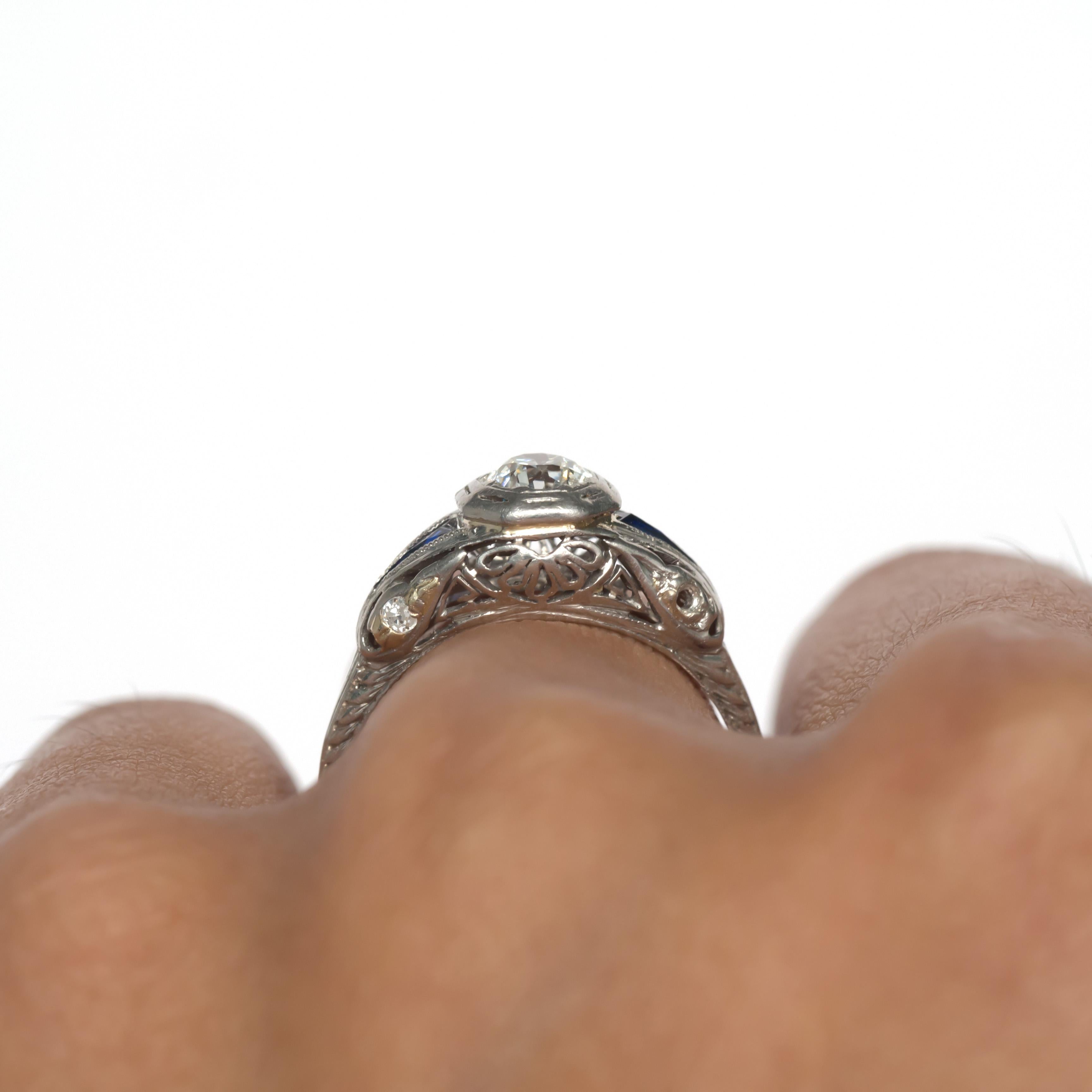 .25 Carat Diamond Platinum Engagement Ring 1