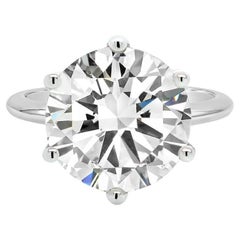 25-Carat J VVS1 Round Diamond Ring  GIA Certified