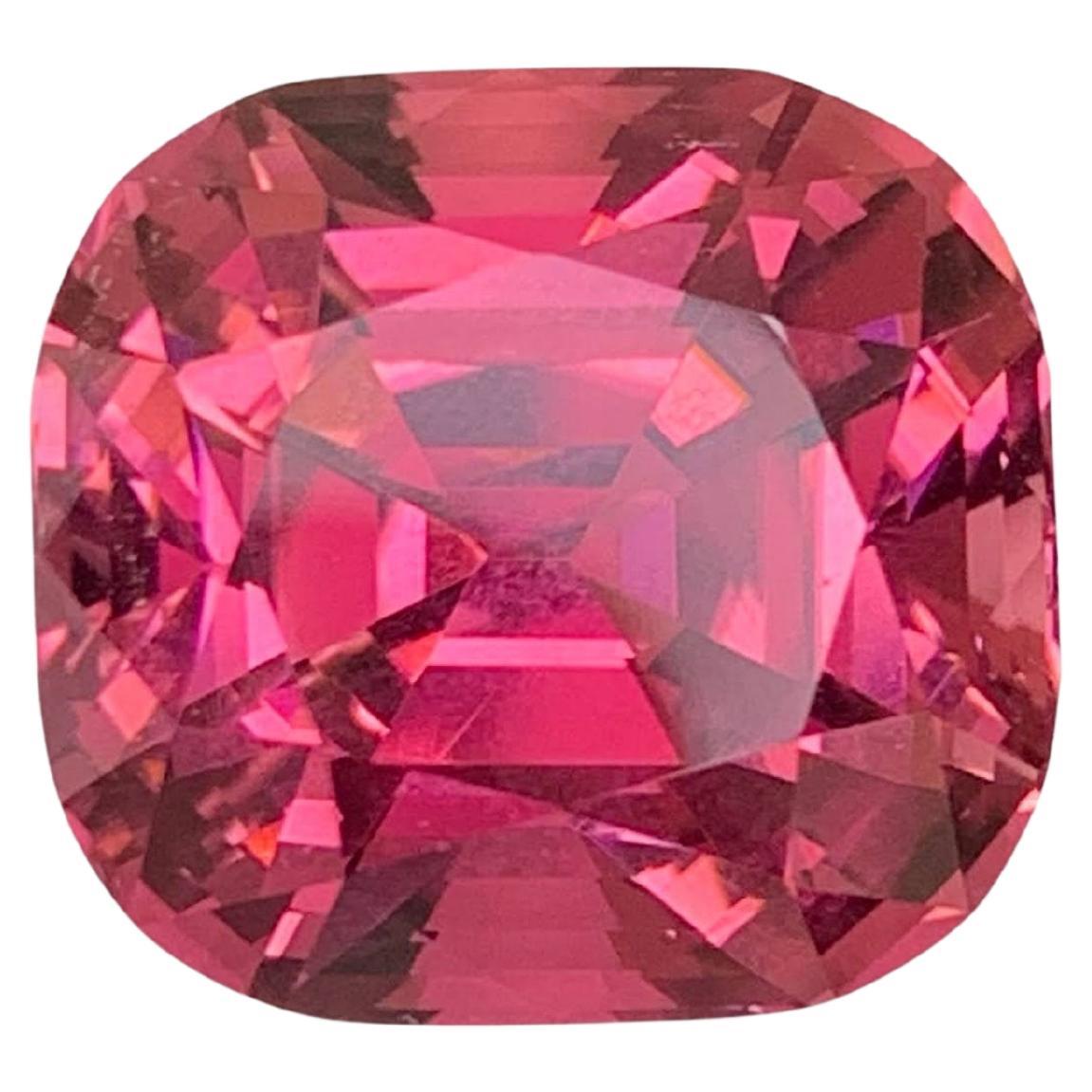 25 Carati Qualità Naturale Tormalina Rosa Calda Pietra Afghana Taglio Cuscino