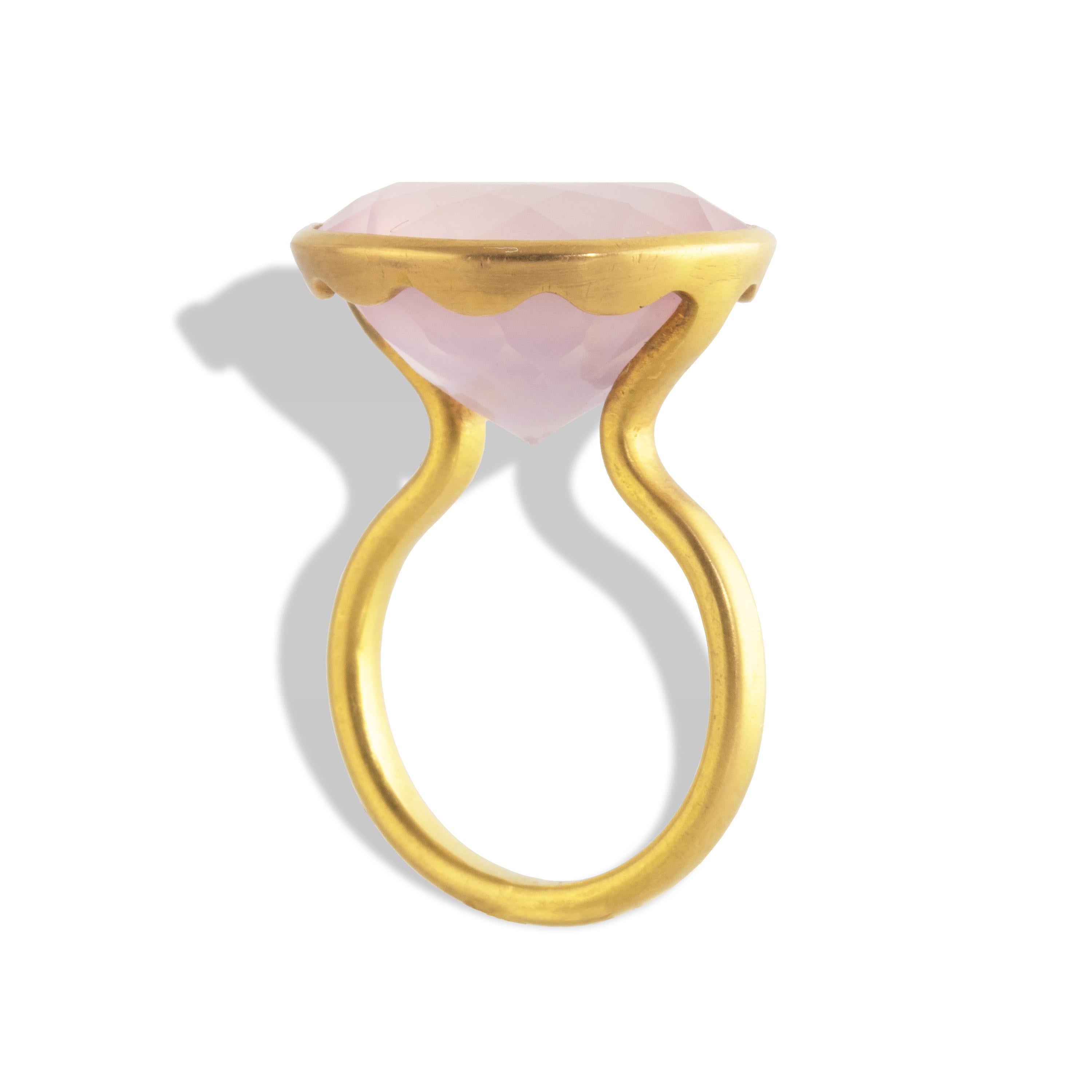 22 carat rose gold ring