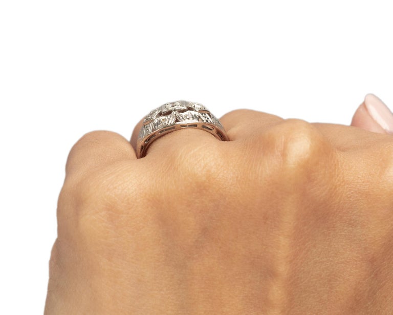 .25 Carat Total Weight Diamond Platinum Engagement Ring For Sale at 1stDibs