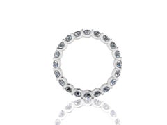 2.5 Carat White Diamonds Stackable Eternity Ring Platinum 950