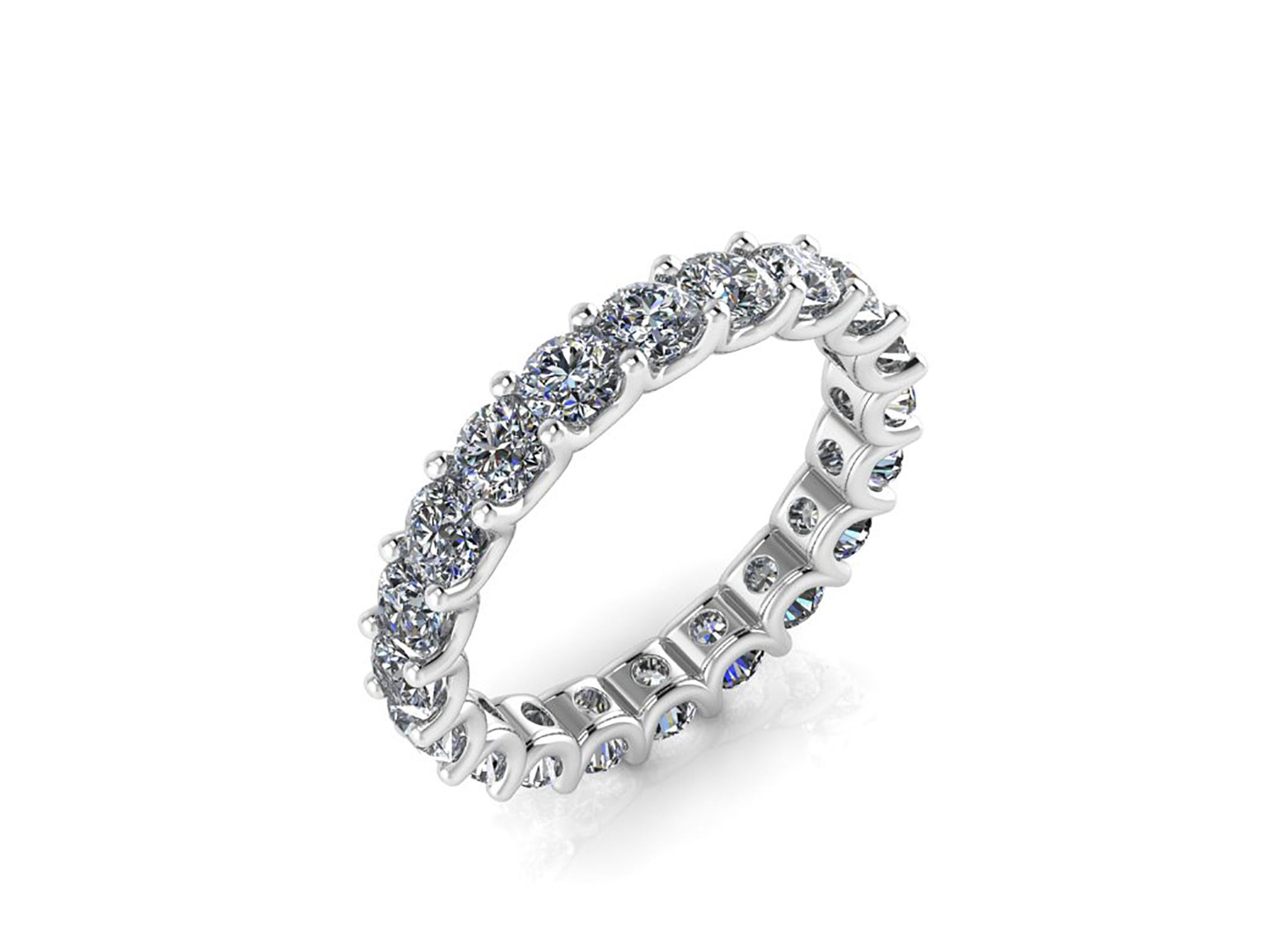 2.5 carat eternity band