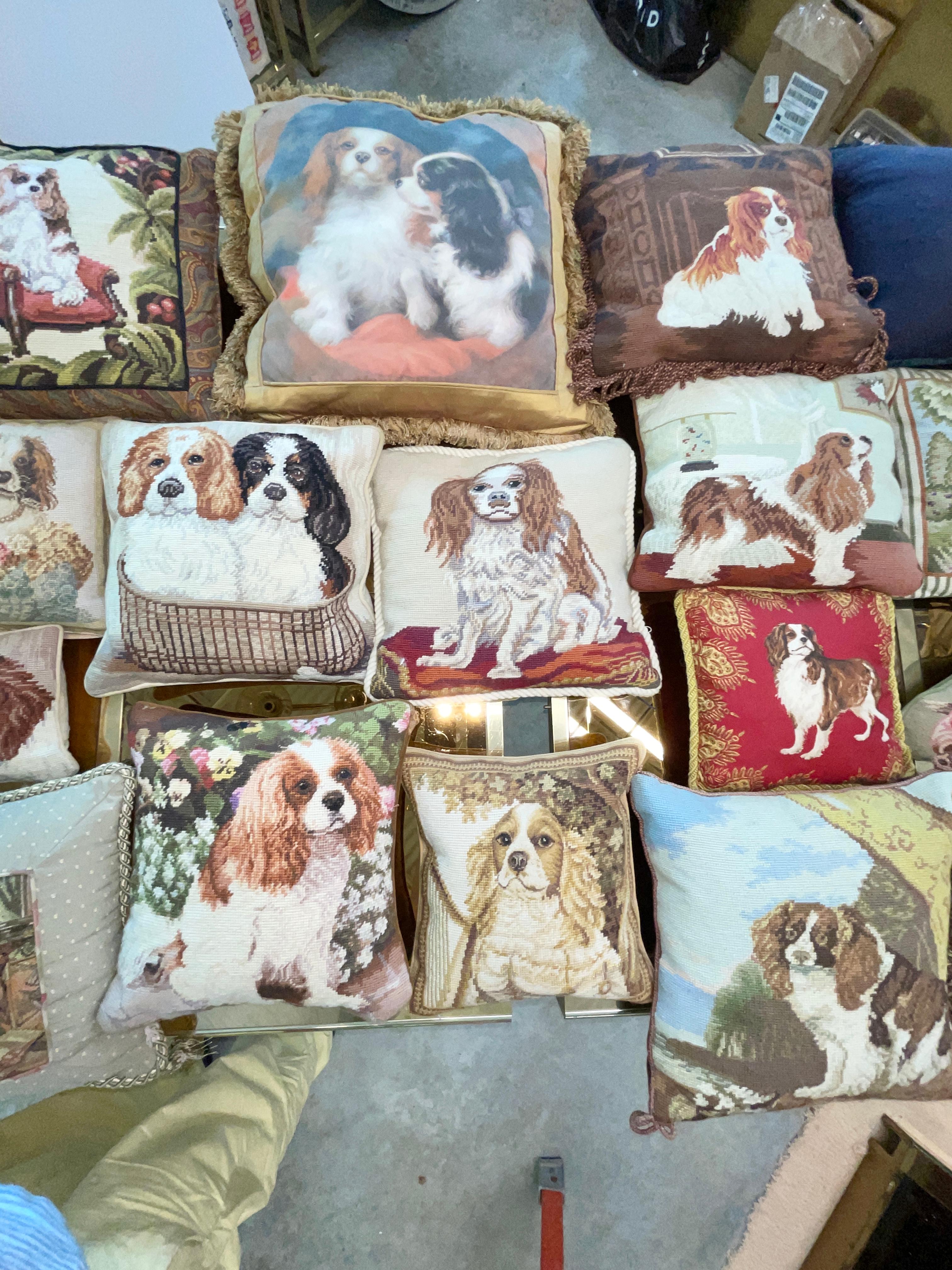 25 Cavalier King Charles Spaniel Pillows and Cushions 4