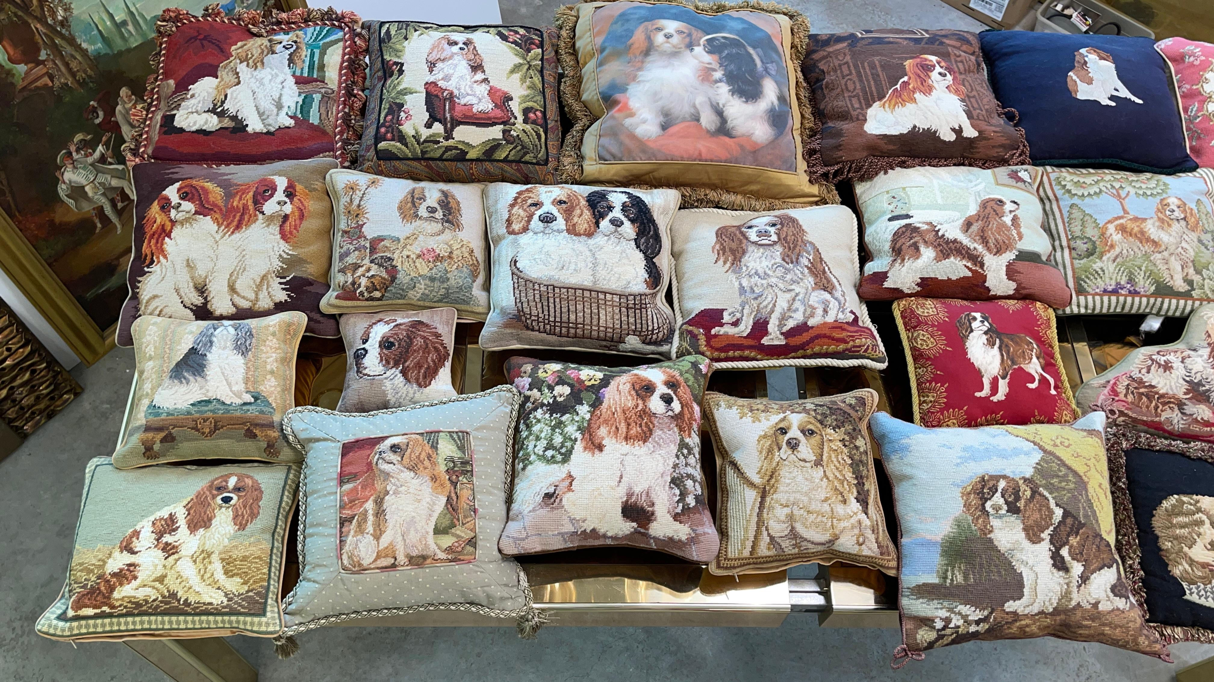 American Classical 25 Cavalier King Charles Spaniel Pillows and Cushions