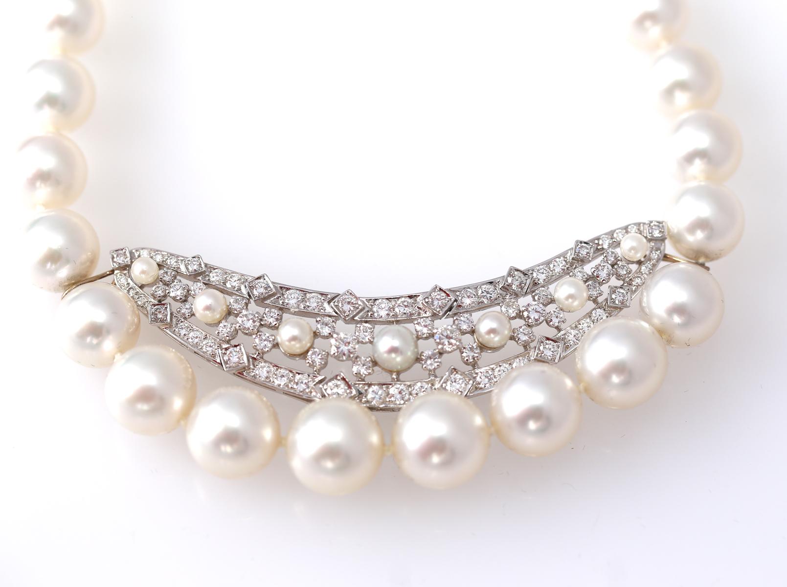 Collier de perles de 2,5 carats de qualité AAA, 2020 en vente 15