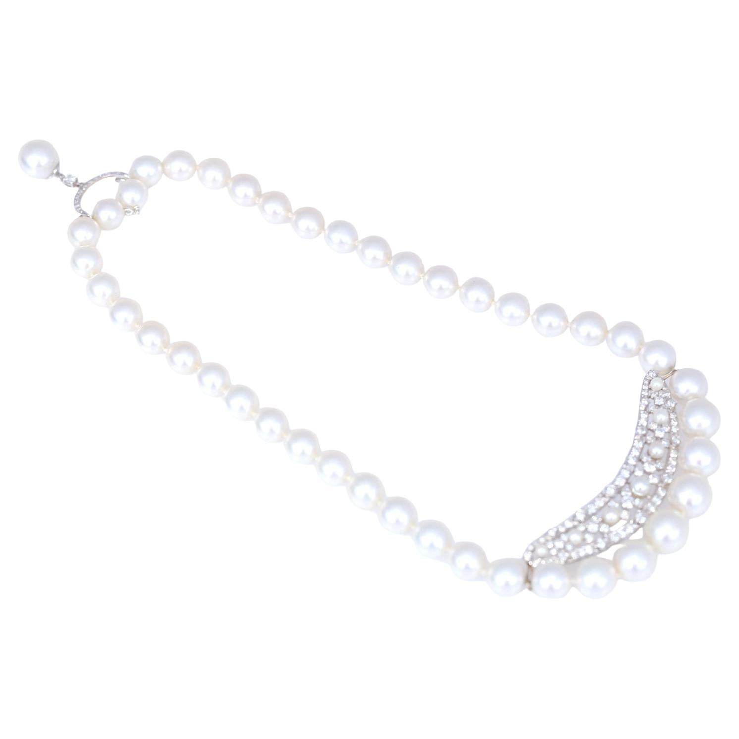 Collier de perles de 2,5 carats de qualité AAA, 2020 en vente