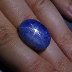 25 ct Oval Star Sapphire