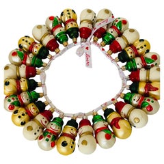 25 European Vintage Christmas Glass Ornaments Snowmen