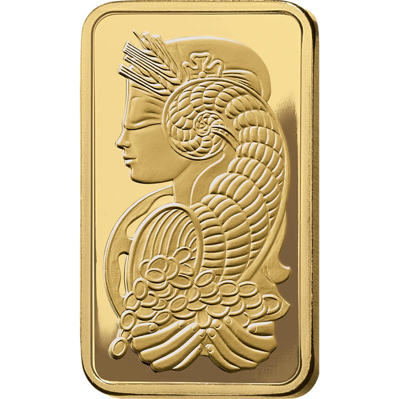 da uomo o donna Moneta d'oro Pamp Credit Suisse da 2,5 grammi con lunetta lucida in vendita