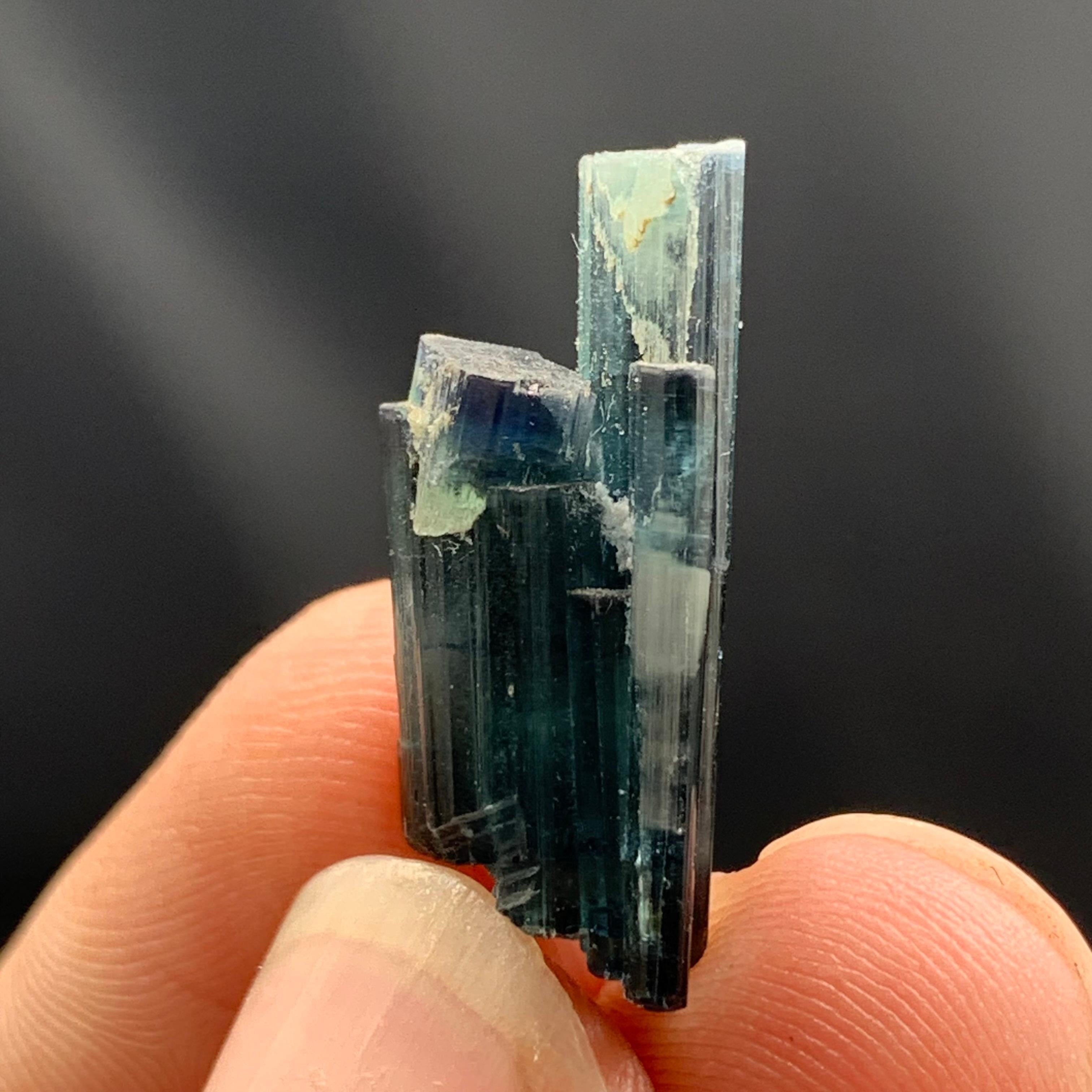 Other 2.5 Grams Robust Terminated Indicolite Tourmaline Crystals From Afghanistan For Sale