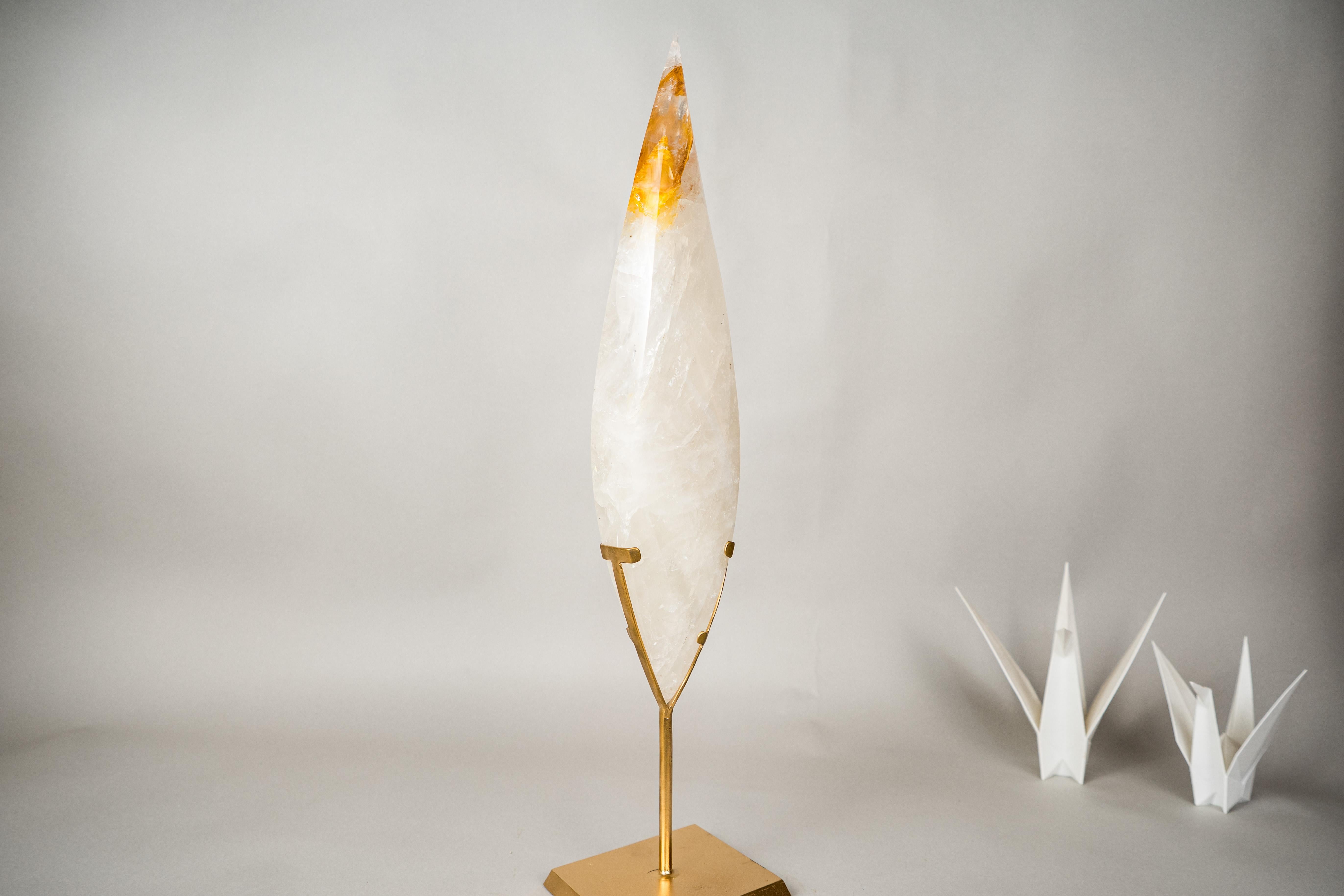 25-Zoll Goldene Heiler Quarz Flamme im Zustand „Neu“ im Angebot in Ametista Do Sul, BR