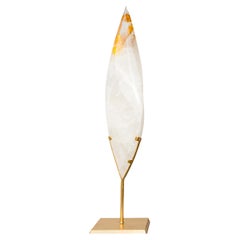 25-Inch Golden Healer Quartz Flame