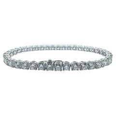 Customizable Round Brilliant Cut Diamond Classic Tennis Bracelet in 14K 18K Gold