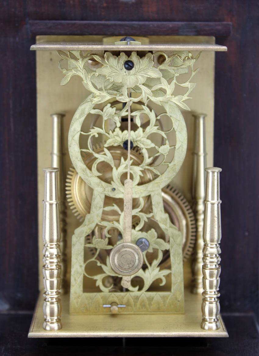 Reloj de Pared de Ébano Japonés Shaku Dokei de 25
