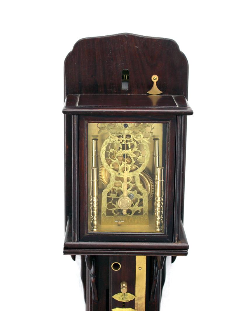 Reloj de Pared de Ébano Japonés Shaku Dokei de 25