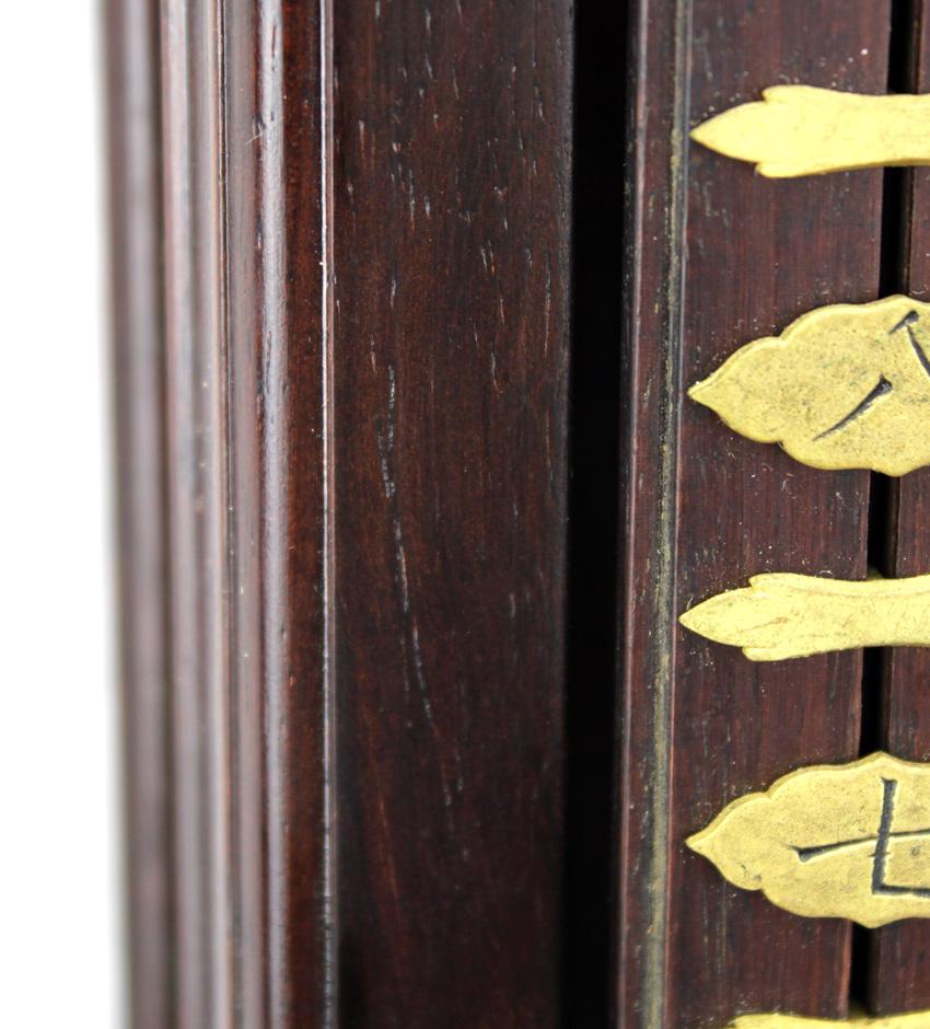 Reloj de Pared de Ébano Japonés Shaku Dokei de 25