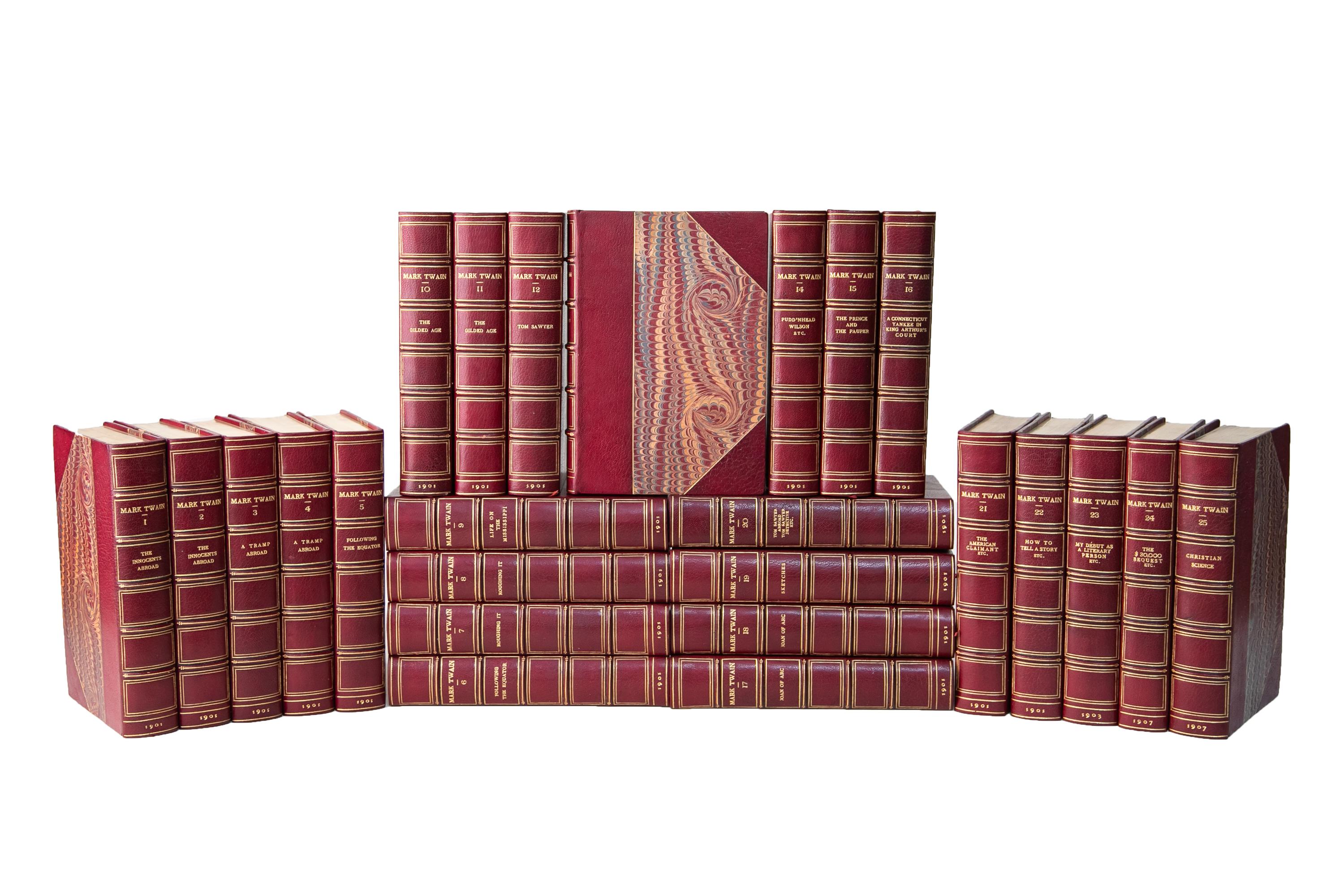 25 Volumes. Mark Twain, The Writings. at 1stDibs