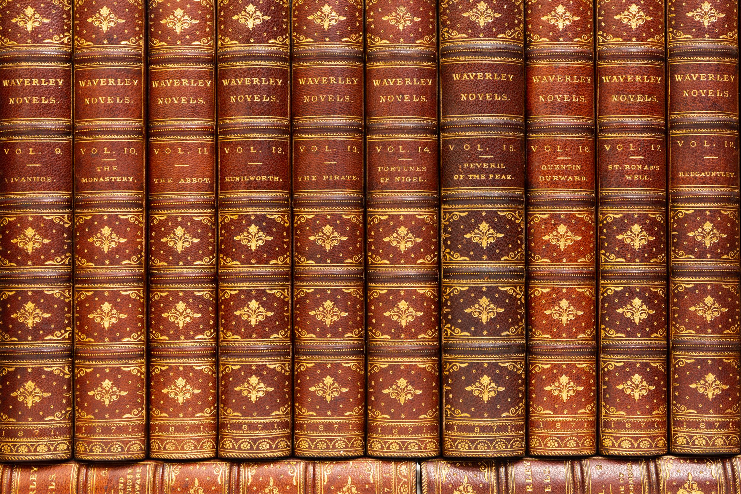 25 Volumes. Sir Walter Scott. Waverley Novels. 