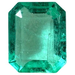 2,50 Karat 10x8 Spready Klar Grün Kolumbianischer Smaragd - Classic Cut Mai