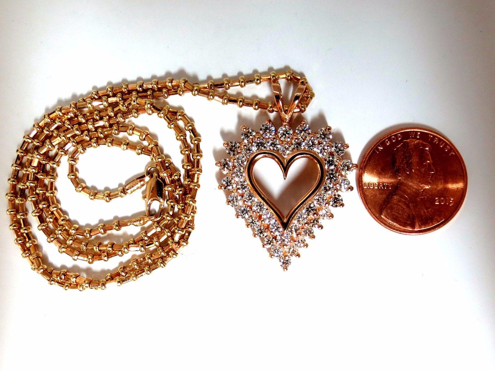 2.50ct. Collier à cœur ouvert en diamants.

Rondes naturelles, coupes complètes.
Couleurs G

Clarté Vs-2.


Longueur totale du collier : 20 pouces.

Coeur : 1,06 X 0,97 pouce

or rose 14Kt 

13.7 grammes


9 000 $ L'évaluation accompagnera