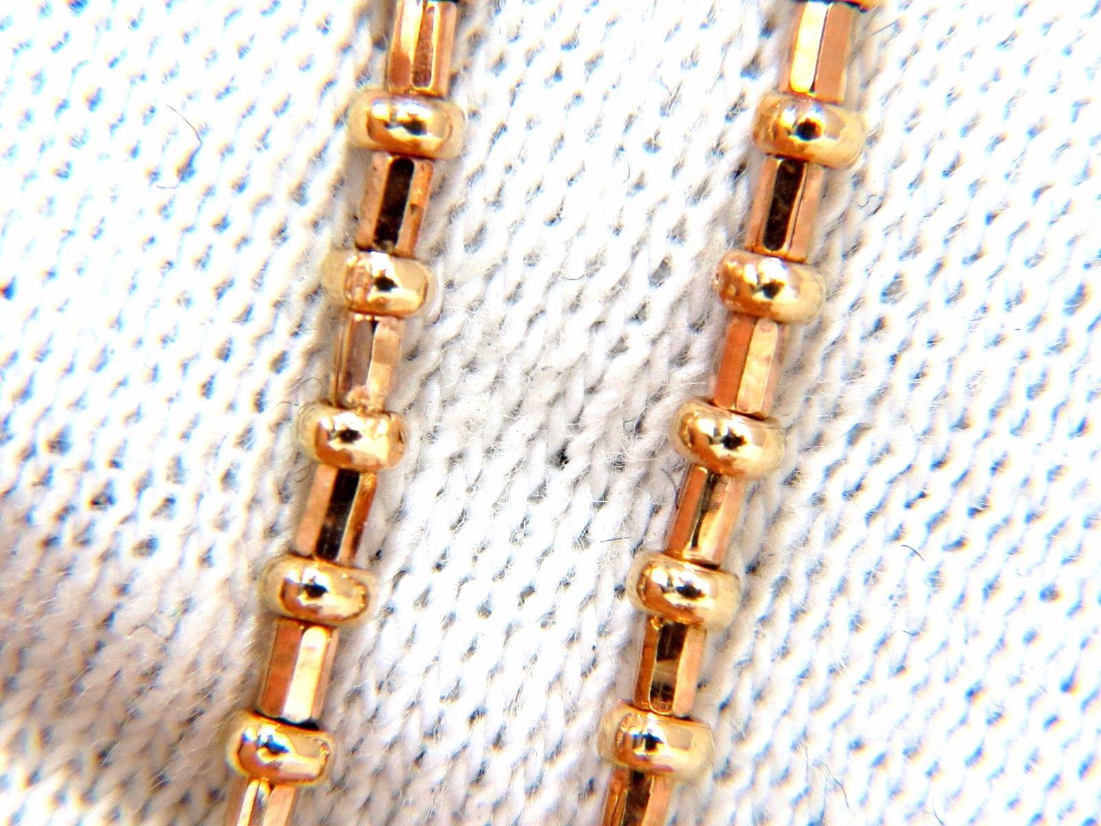 Collier cœur ouvert en or 14 carats avec diamants de 2,50 carats G/Vs Unisexe en vente