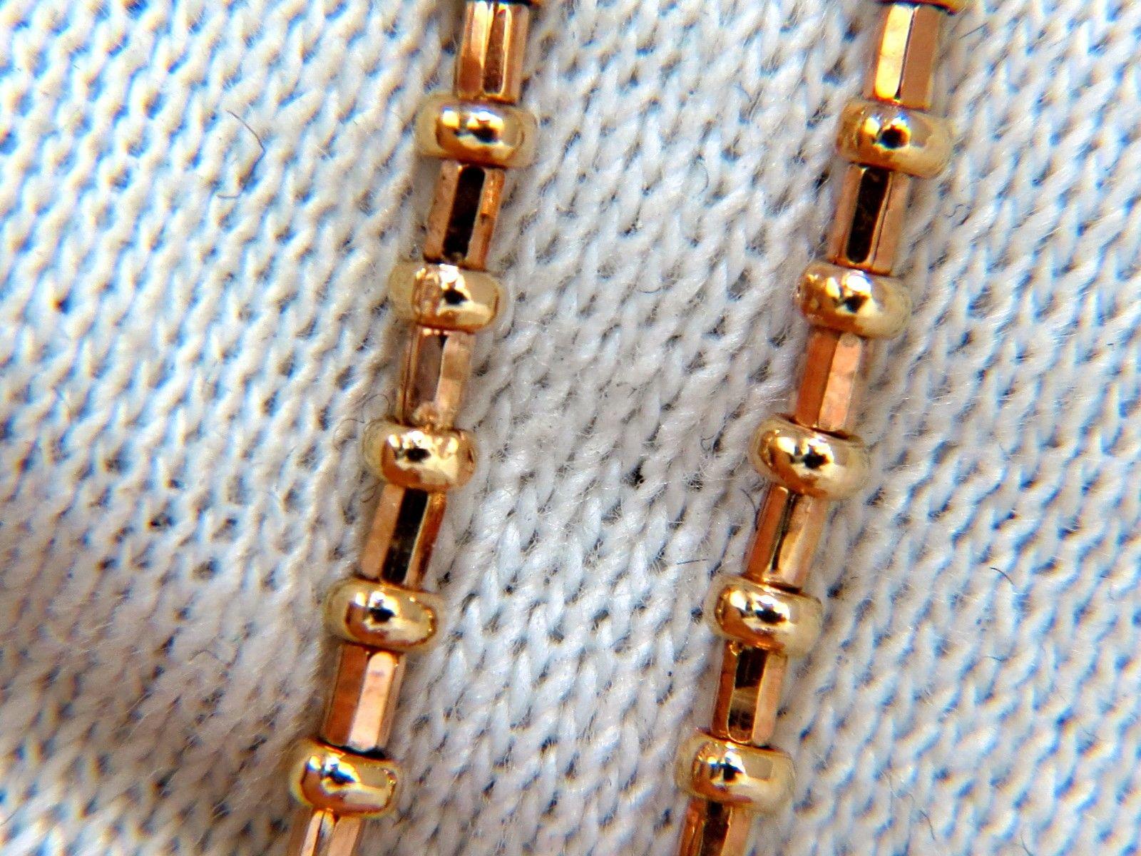Collier cœur ouvert en or 14 carats avec diamants de 2,50 carats G/Vs en vente 1