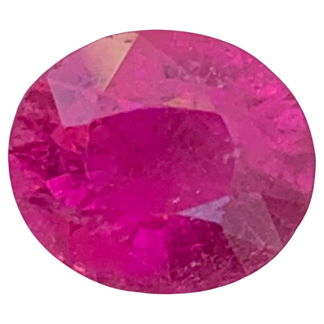 2.50 Carat Incredible Loose Rubellite Tourmaline Oval Shape Gem For Jewellery  For Sale