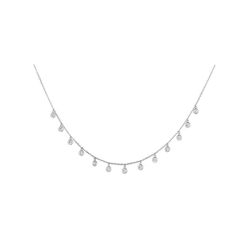 2.50 Carat Natural Diamond Drop Necklace 14K White Gold G SI 18 inches chain

100% Natural Diamonds, Not Enhanced in any way Round Cut Diamond Necklace  
2.50CT
G-H 
SI  
14K White Gold,   Bezel style , 4.5 grams 
1.4 inch in width
13