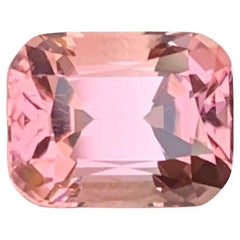 Gema suelta de turmalina rosa bebé en forma de cojín de 2,50 quilates naturales