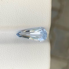 2.50 Carat Natural Loose Blue Aquamarine Stone Fancy Pear Cut Africa Gemstone