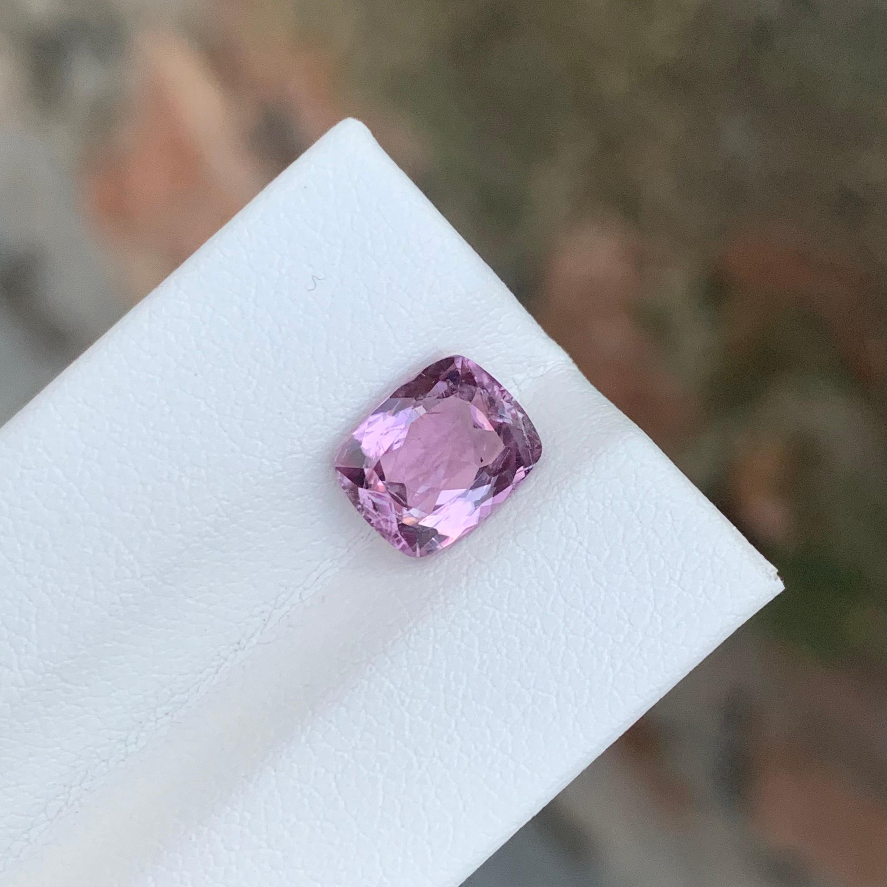 2.50 Carat Natural Loose Diaspore Cushion Shape Gem From Afghanistan For Sale 4