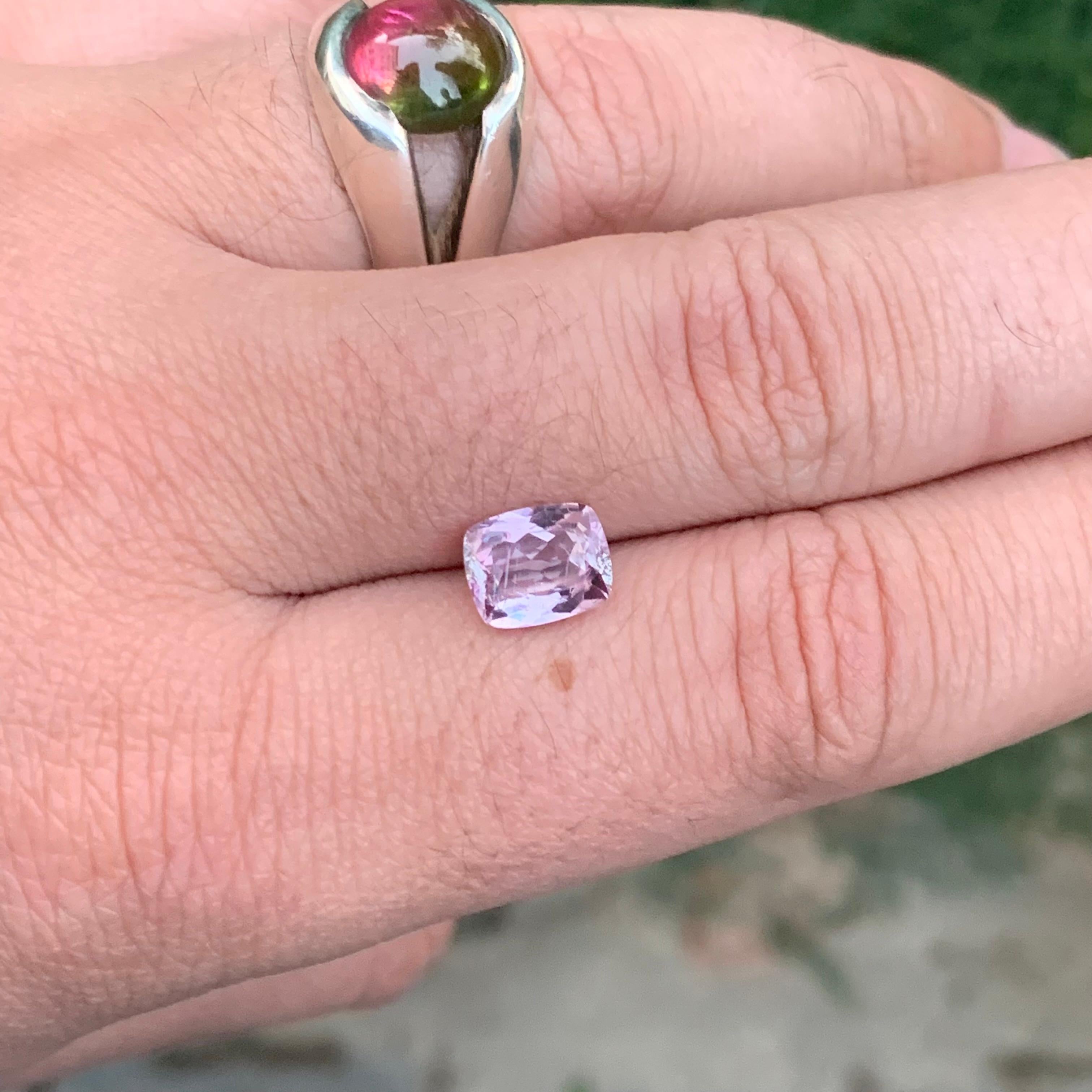 2.50 Carat Natural Loose Diaspore Cushion Shape Gem From Afghanistan For Sale 5