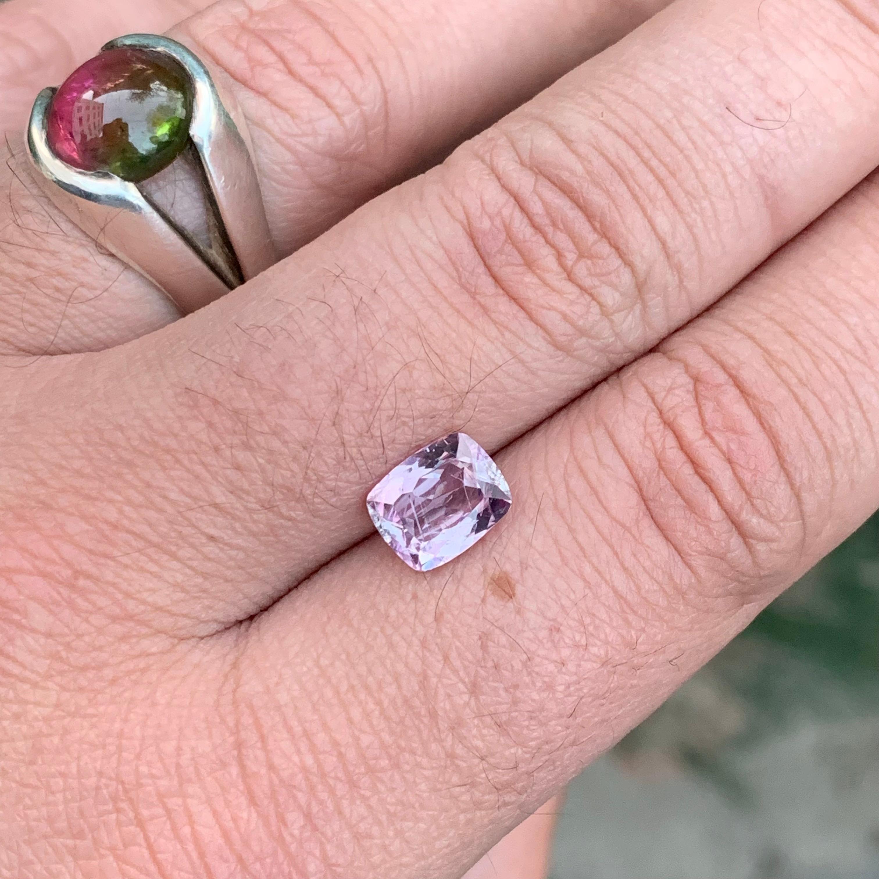 2.50 Carat Natural Loose Diaspore Cushion Shape Gem From Afghanistan For Sale 6